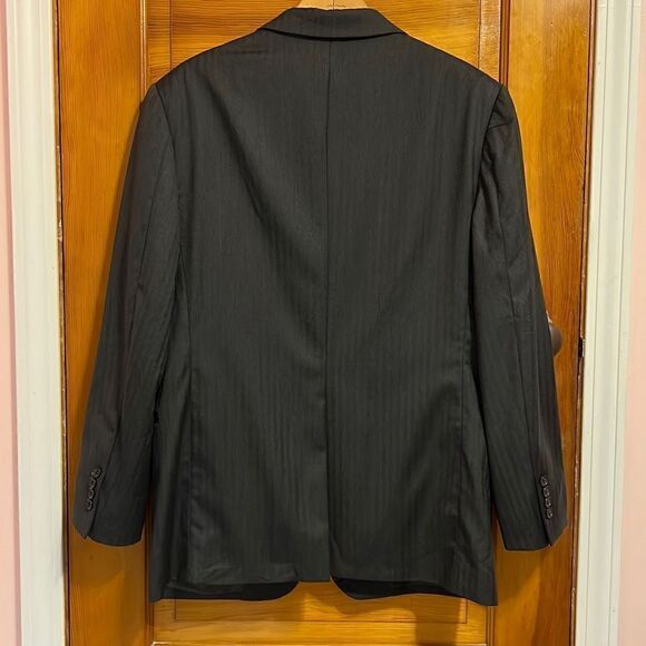 Brooks Brothers 1818 Regent Dark Grey Wool Two Button Suit Jacket 42 - Picture 2 of 9